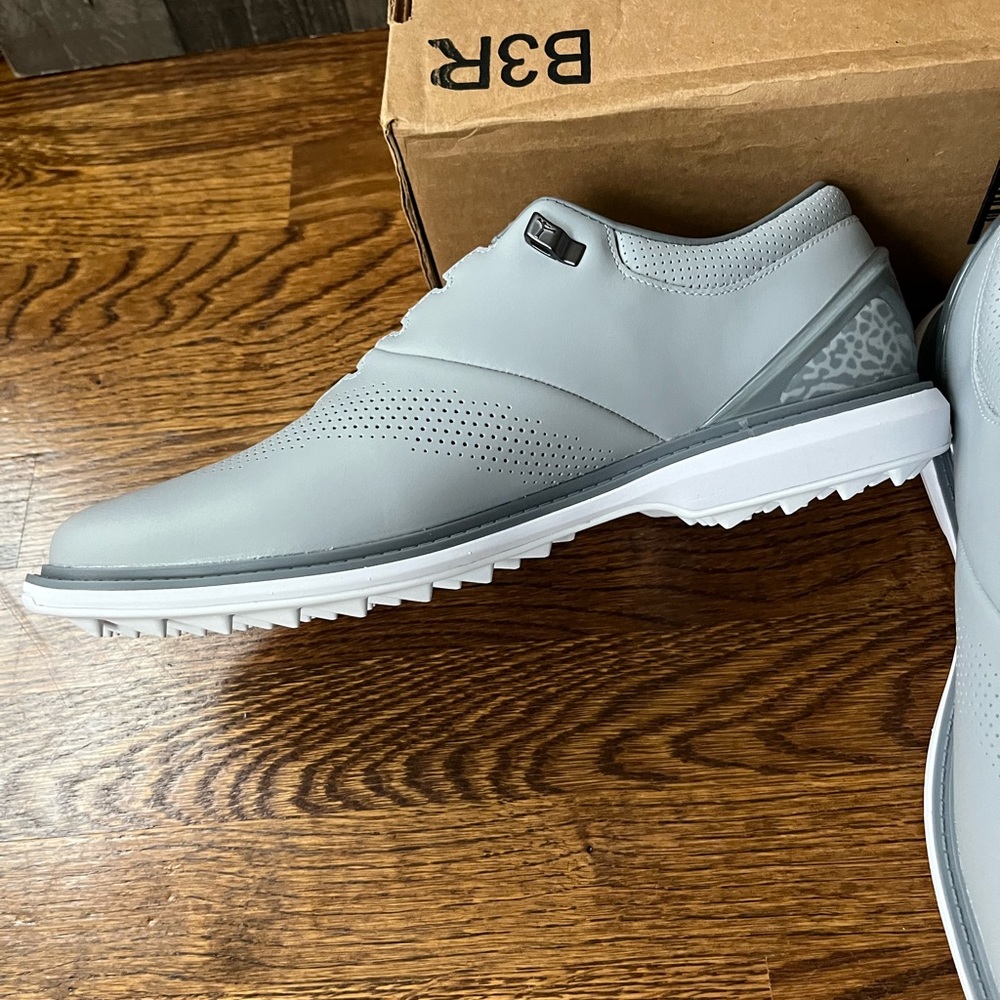 Nike Air Jordan ADG 4 Wolf Smoke Grey White Golf Shoes DM010-010 Sz Mens - Picture 2 of 8